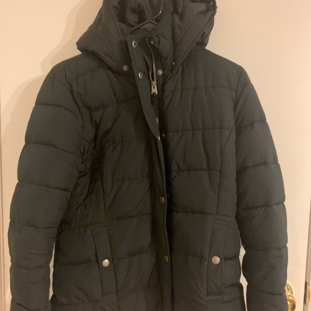 Abercrombie and Fitch winter coat, black, medium